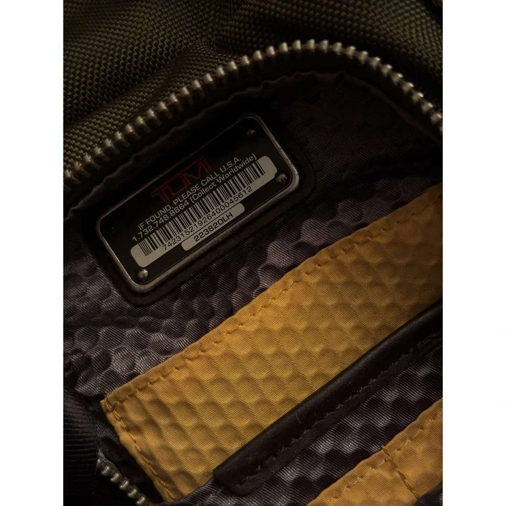 Tumi Alpha Bravo Kingsville Deluxe Backpack - Green - Ripped